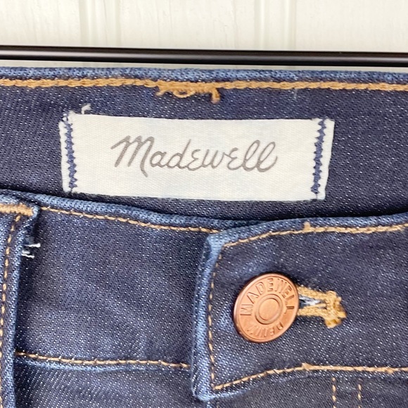 Madewell 9" High-Rise Skinny Jeans in Larkspur Dark Wash Denim F8990 Size 24 - Picture 6 of 13